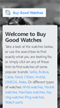 Mobile Screenshot of buygoodwatch.com
